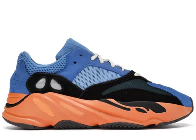 Pre-owned Adidas Originals Men's Adidas Yeezy Boost 700 Sneakers In Bright Blue/orange In Multi
