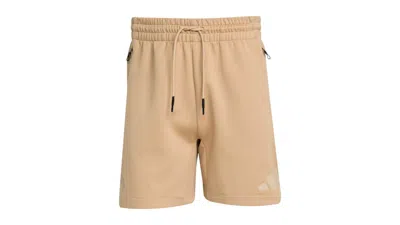 Pre-owned Adidas Originals Men's Adidas Z.n.e. Shorts In Warm Sandstone