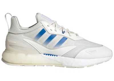 Pre-owned Adidas Originals Men's Adidas Zx 2k Boost 2.0 Sneakers In Cloud White/off White/blue Bird