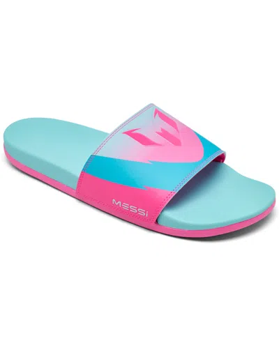 Adidas Originals Men's Adilette Comfort Messi Slide Sandals From Finish Line