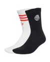 Adidas Originals Men's And Women's Black Bayern Munich Third Two-pack Crew Socks Set In Multi