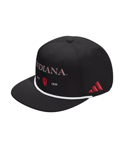 Adidas Originals Men's And Women's Black Indiana Hoosiers Seasonal Rope Adjustable Hat