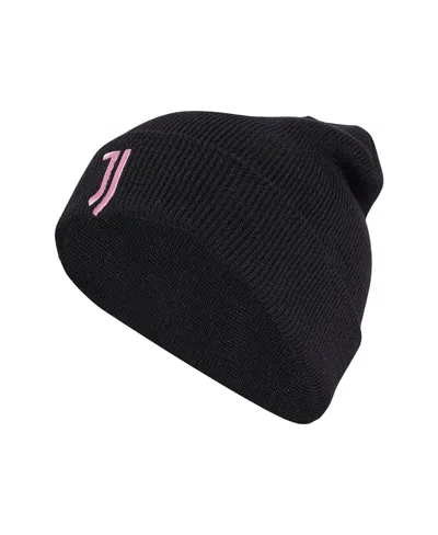 Adidas Originals Men's And Women's Black Juventus Cuffed Knit Hat