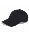 Adidas Originals Men's And Women's Black Liverpool Three-stripe Dad Adjustable Hat In Black