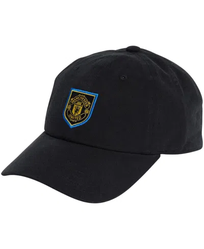 Adidas Originals Men's And Women's Black Manchester Unitedâ Third Adjustable Dad Hat