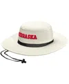 Adidas Originals Men's And Women's Cream Nebraska Huskers Wide Brim Boonie Bucket Hat In White