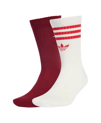 Adidas Originals Men's And Women's Red Arsenal Third Two-pack Crew Socks Set In Multi