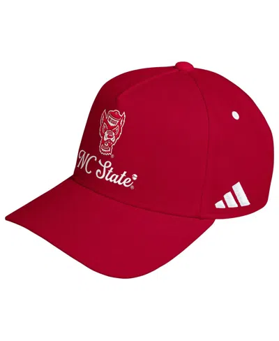 Adidas Originals Men's And Women's Red Nc State Wolfpack City Of Oaks A-frame Adjustable Hat