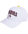 Adidas Originals Men's And Women's White Arizona State Sun Devils Locker Room A-frame Adjustable Hat In White
