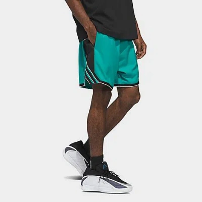 Adidas Originals Men's Anthony Edwards Crazy Lite Basketball Shorts In Green