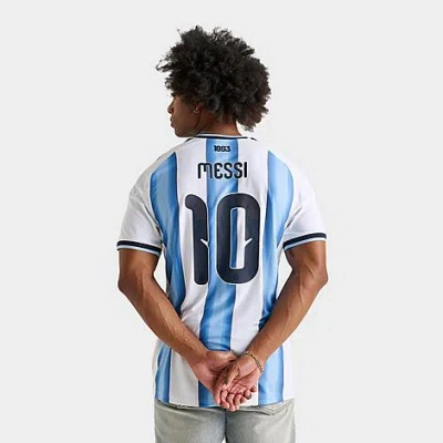 Adidas Originals Men's Argentina Lionel Messi Home Authentic Soccer Jersey In White