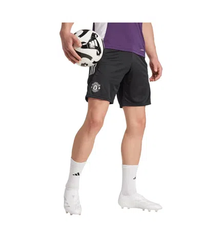 Adidas Originals Men's Black Manchester United 2025/26 Aeroready Training Shorts