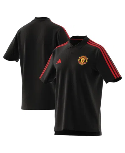 Adidas Originals Adidas Black Manchester United Dna Polo