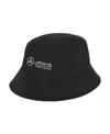 Adidas Originals Men's Black Mercedes-amg Petronas F1 Team Wear Bucket Hat In Black