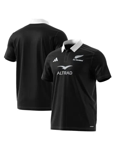 Adidas Originals Men's Black New Zealand Rugby 2024/25 Aeroready Polo
