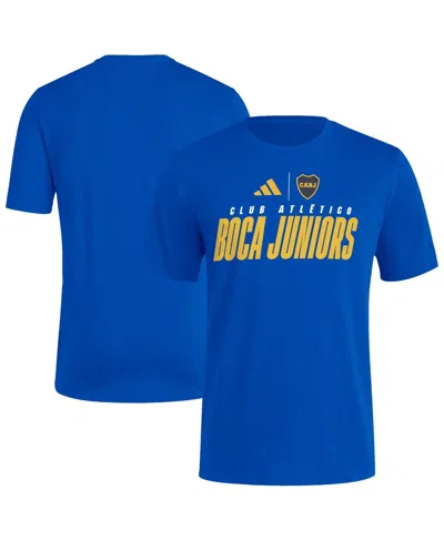 Adidas Originals Men's Blue Boca Juniors 2025 Club World Cup Fresh T-shirt