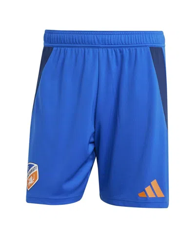 Adidas Originals Men's Blue Fc Cincinnati Home 2025 Orange And Blue Legacy Kit Authentic Shorts