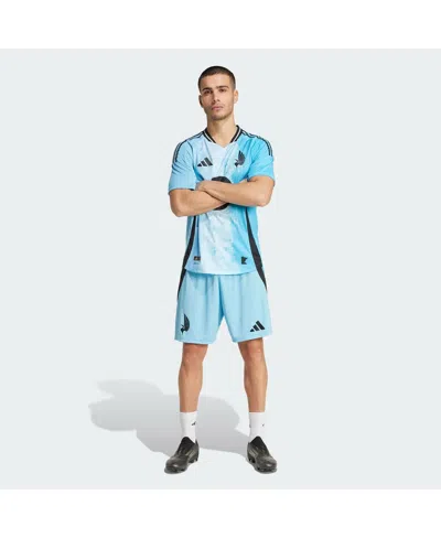 Adidas Originals Men's Blue Minnesota United Fc Away 2025 Convergence Authentic Shorts