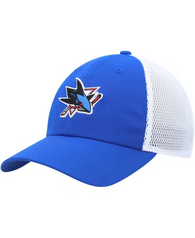 Adidas Originals Men's Blue San Jose Sharks Color Pop Trucker Adjustable Hat