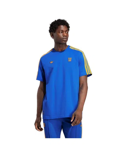 Adidas Originals Men's Blue Tigres Uanl Terrace Icons T-shirt
