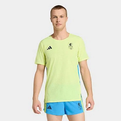 Adidas Originals Men's Boston Marathon 2026 Running T-shirt In Green