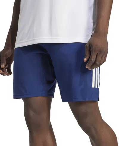 Adidas Originals Men's Club Tennis Climacool Three-stripes 7" Shorts In Blue