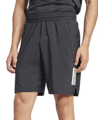 Adidas Originals Men's Club Tennis Climacool Three-stripes 7" Shorts In Black
