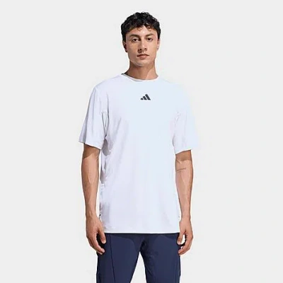 Adidas Originals Men's D4t Power 3-stripes T-shirt In White