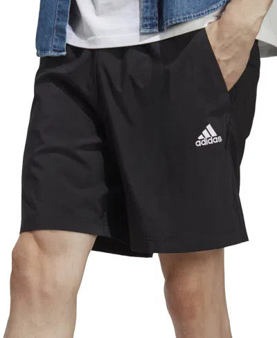 Adidas Originals Men's Essentials Aeroready Chelsea 7" Logo Shorts In Black