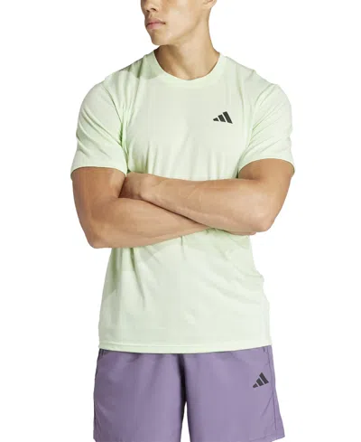 Adidas Originals Men's Essentials Feel Ready Logo Training T-shirt In Semi Green Spark