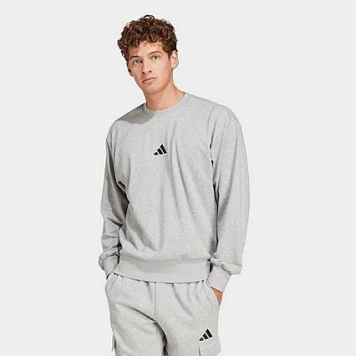 Adidas Originals Men's Essentials Feelcozy French Terry Sweatshirt In Gray