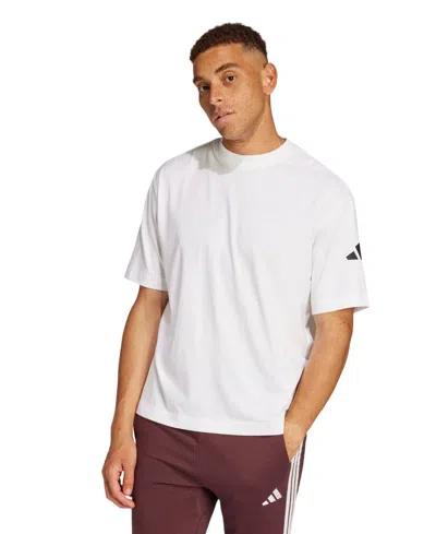 Adidas Originals Men's Essentials Loose Fit T-shirt In White