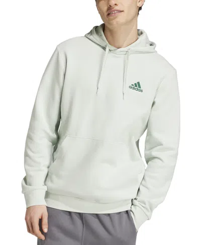 Adidas Originals Adidas Feelcozy Fleece Hoodie In Linen Green