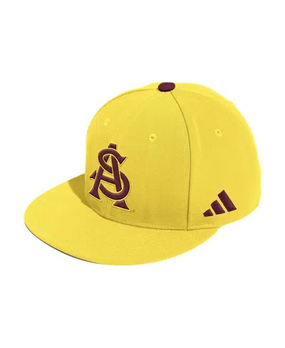 Adidas Originals Men's Gold Arizona State Sun Devils On-field Fitted Baseball Hat