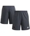 Adidas Originals Men's Gray Inter Miami Cf 2025 Travel Shorts In Gray