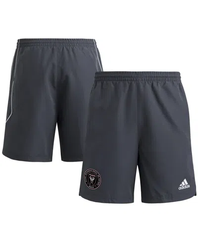 Adidas Originals Men's Gray Inter Miami Cf 2025 Travel Shorts
