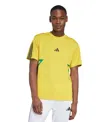 Adidas Originals Men's House Of Tiro Color Block T-shirt In Yellow