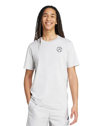 Adidas Originals Adidas House Of Tiro Tulip Graphic T-shirt In White