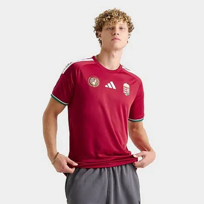 Adidas Originals Men's Hungary Home Replica Soccer Jersey In Multi
