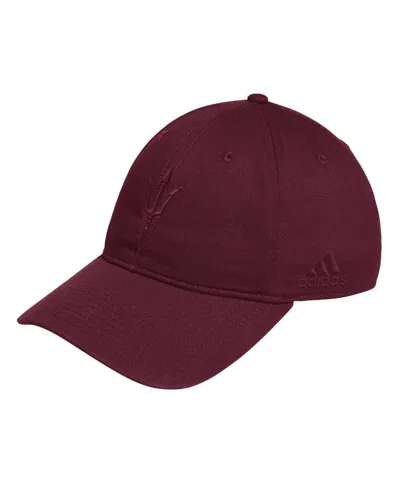 Adidas Originals Men's Maroon Arizona State Sun Devils Fashion Adicolor Slouch Adjustable Hat In Red