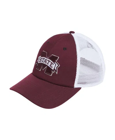Adidas Originals Men's Maroon Mississippi State Bulldogs Mascot Slouch Trucker Adjustable Hat