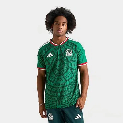 Adidas Originals Men's Mexico Home Authentic Soccer Jersey In Green