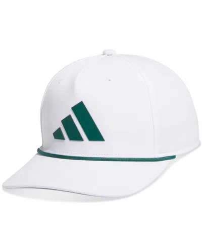 Adidas Originals Men's Midrange Snapback Hat In White,collegiate Green,black