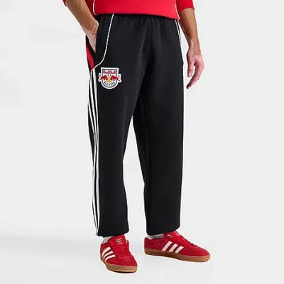 Adidas Originals Men's New York Red Bulls Mls Travel Jogger Pants In Black