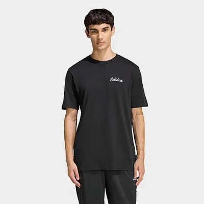 Adidas Originals Mens Adidas Novelty Bowl Graphic T-shirt In Black