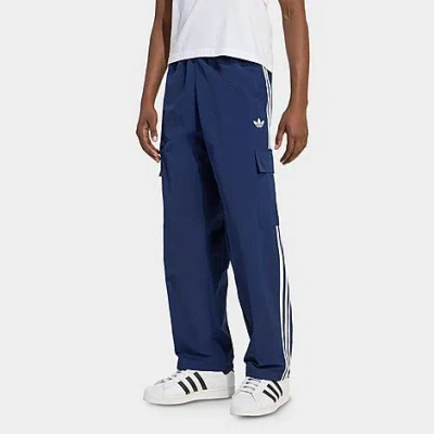 Adidas Originals Men's Originals Adicolor Classics 3-stripes Cargo Pants In Blue