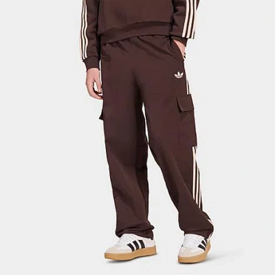 Adidas Originals Men's Originals Adicolor Classics 3-stripes Cargo Pants In Brown