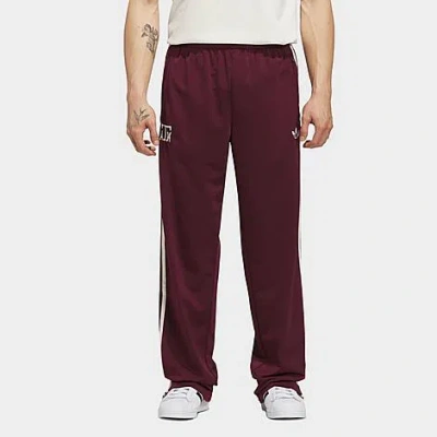 Adidas Originals Men's Originals Adicolor Firebird Texas A & M Woven Track Pants In Burgundy