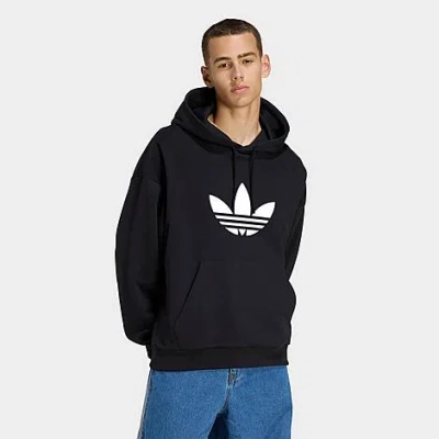 Adidas Originals Men's Originals Adicolor Trefoil Hoodie In Black