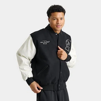 Adidas Originals Men's Originals Basketball Varsity Jacket In Blue